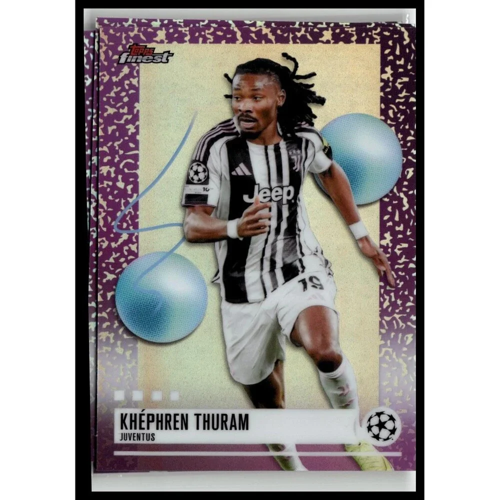 2025-26 Finest UEFA Khéphren Thuram Refractor Juve
